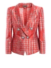 ARMANI COLLEZIONI SILK BLEND JACQUARD BLAZER