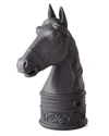 L'objet Han White Horse Bookend In Black