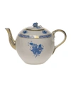 HEREND CHINESE BOUQUET BLUE TEAPOT,PROD153360144