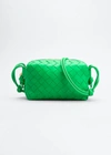 Bottega Veneta Loop Mini Intrecciato Crossbody Bag In Parakeet