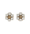 GUCCI DOUBLE G EMBELLISHED CLIP-ON EARRINGS,P00584955