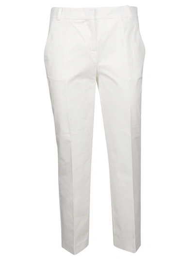 Pinko Side Pocket Cropped Trousers In White