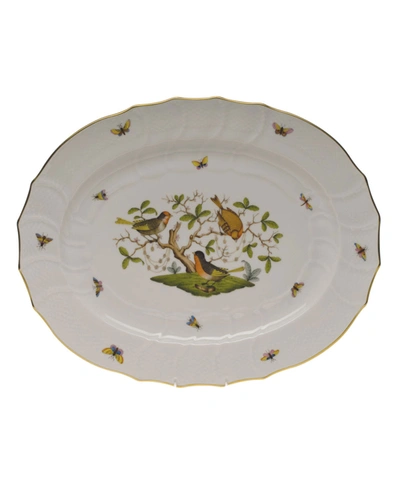 Herend Rothschild Bird Turkey Platter 18"