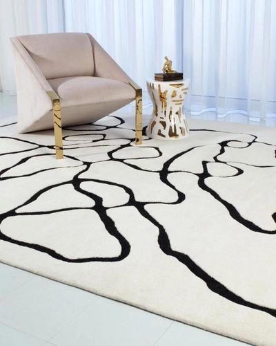 Emporium Home For William D Scott Squiggle Rug, 9' X 12'