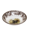 SPODE WOODLAND AMERICAN WILDLIFE BLACK BEAR ASCOT CEREAL BOWL,PROD216100075