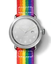 Shinola Men's Detrola Pride 43mm 2-strap Watch Set In Rainbow