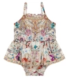 CAMILLA BABY FLORAL COTTON PLAYSUIT,P00576028