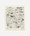 Liberty Unframed A Gathering Of Dogs Archive  Art Print In Black