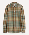 PS BY PAUL SMITH GREEN CHECK COTTON SHIRT,000729022