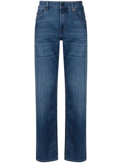 7 For All Mankind Standard Luxe Performance Eco Jeans In 蓝色