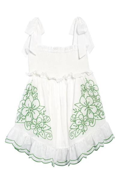 Zimmermann Kids' Baby's, Little Girl's & Girl's Teddy Floral-embroidered Dress In White Floral