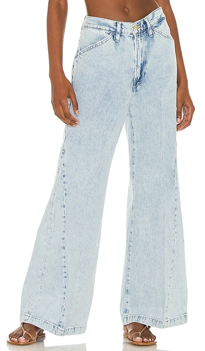Frame Le Baggy Palazzo Jeans In Seafarer In Blue ModeSens