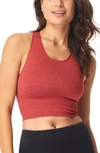 Sweaty Betty Stamina Longline Sports Bra (buy More & Save) In Renaissance Red