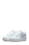 Nike Air Force 1 Shadow Sneakers In White/ Infinite Lilac/ Grey
