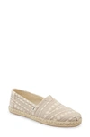 Toms Alpargata Slip-on In Taupe Cotton