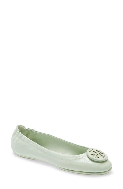 Tory Burch Minnie Travel Ballet Flat In Meadow Mist