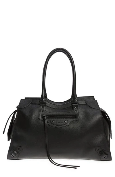 Balenciaga Neo Classic Large Top Handle Bag In Black
