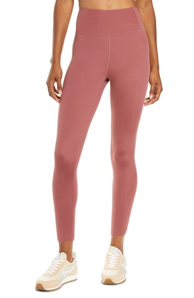 Girlfriend Collective Seamless Pocket Leggings In Fig
