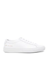 Common Projects White Transparent Sole Achilles Low Sneakers