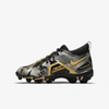 Nike Alpha Menace 3 Shark Rw Little/big Kids' Football Cleats In Black,white,metallic Vivid Gold