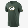 Nike Men's Big And Tall Green Green Bay Packers Primary Logo T-shirt