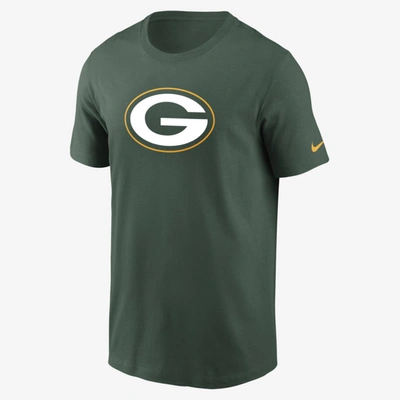 Nike Men's Big And Tall Green Green Bay Packers Primary Logo T-shirt