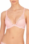 Natori Feathers Underwire Contour Bra In Pink Icing