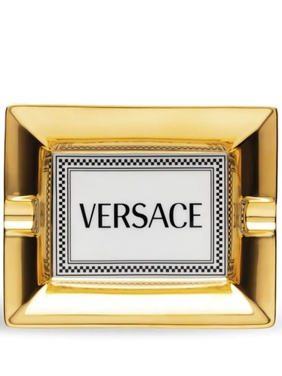 Versace Medusa Rhapsody Ashtray (13cm) In White