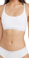 Calvin Klein Underwear Pure Rib Bralette In White 110