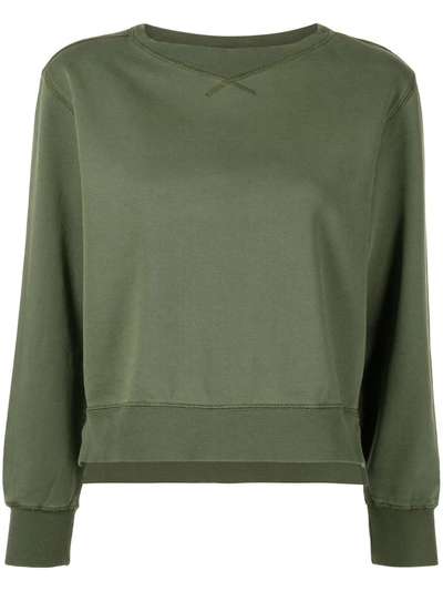 Alex Mill Lakeside Cotton-jersey Sweatshirt In Army Green