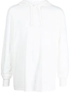 Rag & Bone White Cotton Carded Flame Hoodie