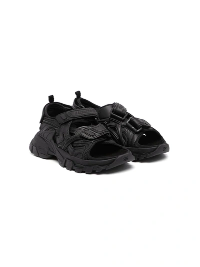 BALENCIAGA TRACK TOUCH-STRAP SANDALS