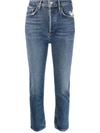 AGOLDE RILEY CROPPED JEANS