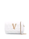 Versace Virtus Crossbody Bag In White
