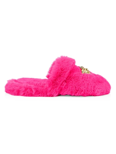 Versace Medusa Home Slippers In Fuxia