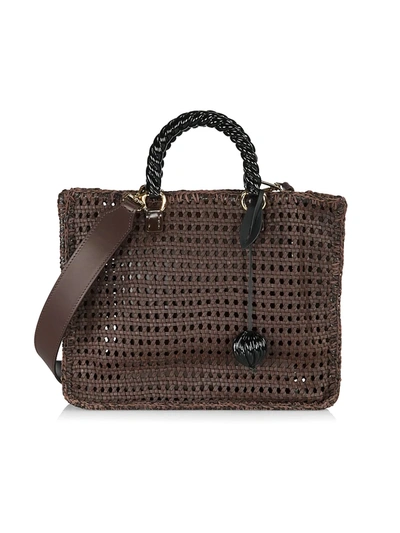 Mehry Mu Lucia Woven Leather Tote In Chocolate