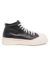 MARNI MEN'S PABLO LEATHER HIGH-TOP SNEAKERS,400014157685