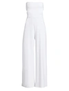 Susana Monaco X Revolve Strapless Blouson Jumpsuit In Sugar