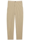 Theory Mayer Stretch Poplin Slim Fit Pants In Beige Stone