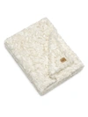 Ugg Adalee Faux Fur Throw Blanket In Natural