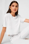 FRENCH CONNECTION SAHANA JERSEY CROPPED T-SHIRT,76NOJLIWS
