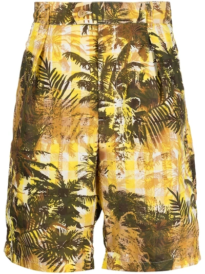 Engineered Garments Sunset Chino Shorts In Yellow