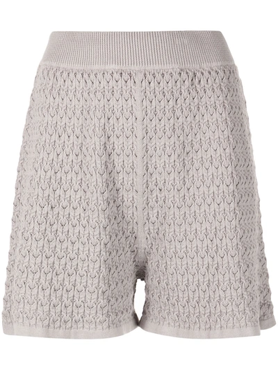 I Love Mr Mittens Lace Cotton Shorts In Grau