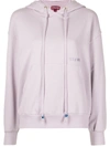 STAUD TERRY LOGO-EMBROIDERED HOODIE