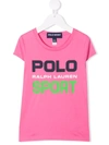 RALPH LAUREN LOGO-PRINTED T-SHIRT