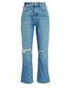 Grlfrnd Karolina Cropped Straight-leg Jeans In The Valley