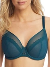 Chantelle Parisian Allure Side Support Bra In Green