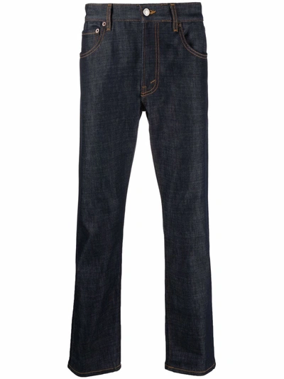 Jeanerica Tapered Denim Jeans In Blue