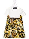 VERSACE BAROCCOFLAGE-PRINT T-SHIRT DRESS