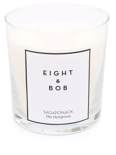 Eight & Bob Sagaponack Wax Candle In White